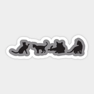 Le petit chat noir Sticker